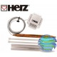 Термостатична головка з накладним датчиком для регулювання температури в бойлері або контурі опалення (t 40-70°C) HERZ 1742100