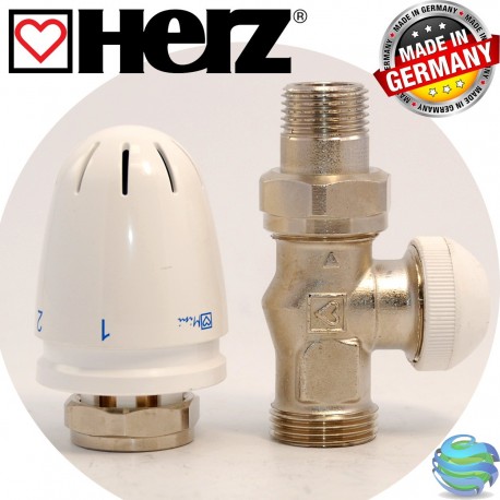 HERZ RTL 1920123 регулятор-обмежувач температури комплект, прямий. HERZ RTL