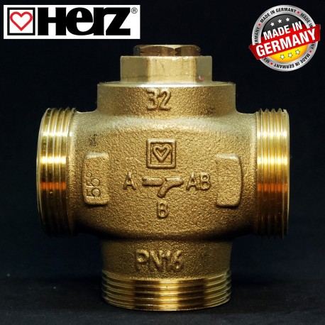 Триходовий термозмішувальний клапан HERZ-TEPLOMIX DN 32 11/2 1776614
